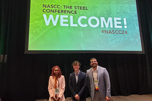 Students at NASCC: The Steel Conference
